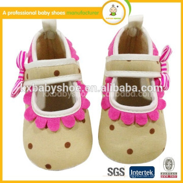 Vente chaude! Nouveau né pour les chaussures enfant à manches longues de chaussures princesse bébé bébé 0-18mos